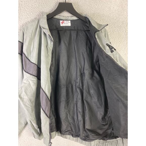 U.S. Army PT Jacket Skilcraft IPFU Reflective Windbreaker Size M‎ Gray - Picture 8 of 9
